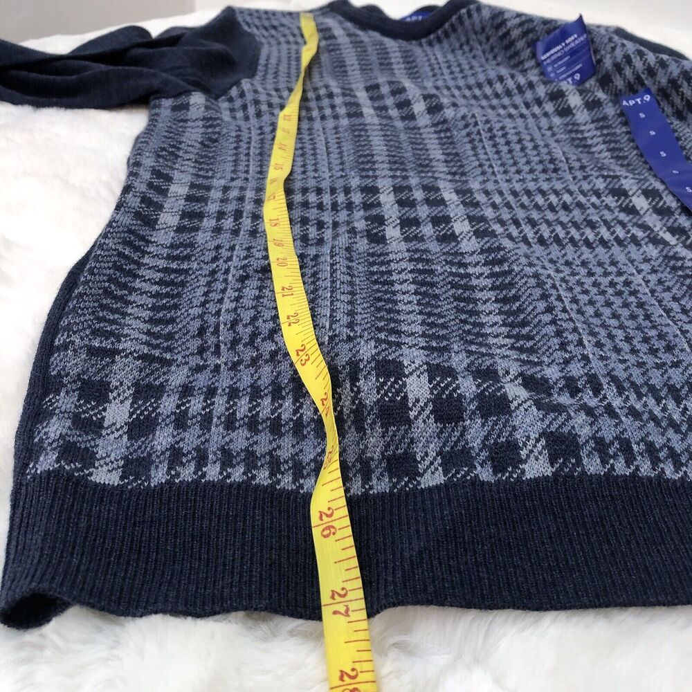 NEW MENS Apt. 9 Men's Soft Colorblock Merino Sweater Size Small - Picture 6 of 11